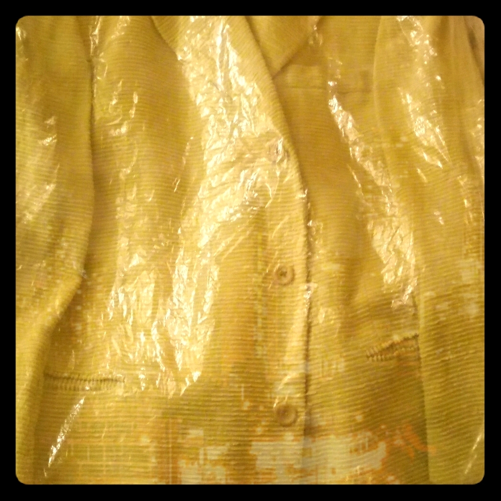 Women's lime woolblend blazer